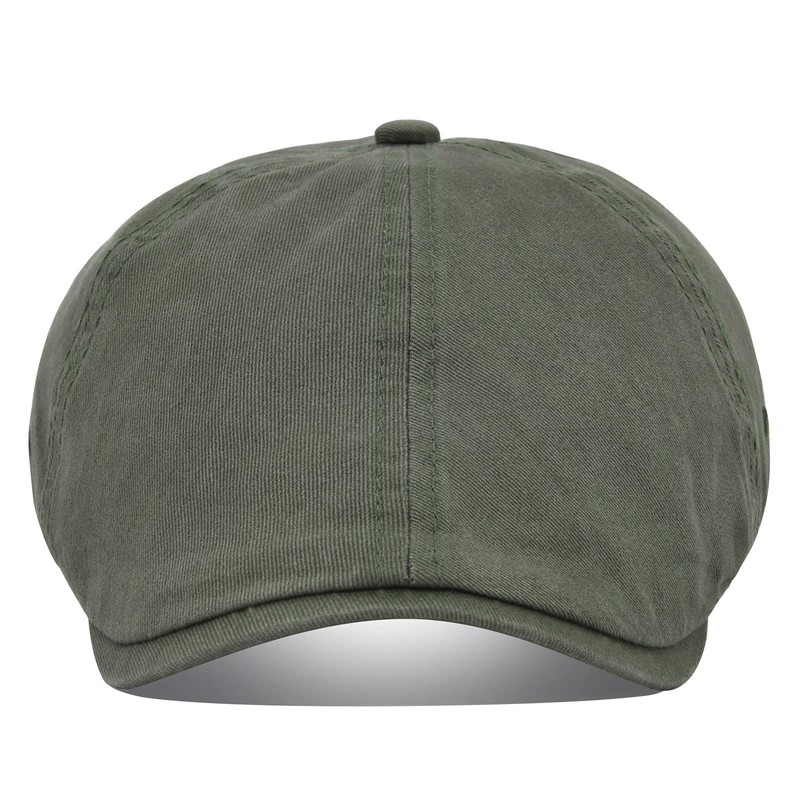 VOBOOM Cotton Washing Flat Cap Cabbie Hat Gatsby Ivy Irish