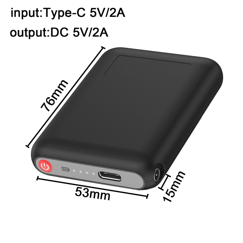 5V 2A 5000mAh Rechargeable Batteries for Heated Slippers Shoes and