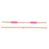 2pcs 31.5in Length Yoga Training Stick Beechwood Open Shoulder Back