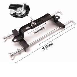 Battery Holder Down Bracket Battery Fixing Bracket Universal Adjustable Battery Crossbar with 11 inches J Bolts for Cars SUVs