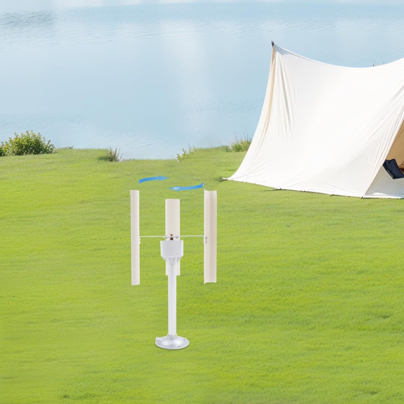 FiueStur Vertical Axis Wind Turbine, 12V 40W 3-Phase Permanent Magnet