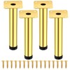 AIMIXUN Pack of 4 Furniture Legs, 15 cm Furniture Feet,