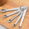 SLEEKEE 5 Pieces Stainless Steel Measuring Spoons Set, Mini Spoon,