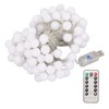 LED Ball String Lights USB Interface 8 Light Modes Warm