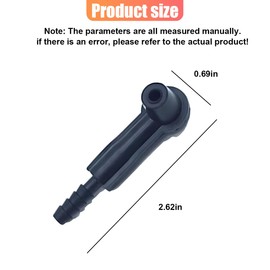 ZIMISI 4PCS Brake Bleeder Kit, Car Oil Pumping Pipe Nipple Connector Quick Exchange Tool, Brake Fluid Bleeder Bleeding Connector Adapter, Vehicle Brake System Bleeding Tools (Black)