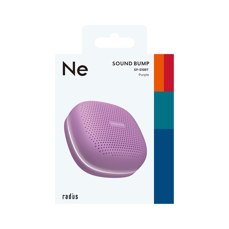 Radius SOUND BUMP: Portable Bluetooth Speaker, Supports TF Card/Wide FM/IPX5