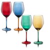 Qualia Assorted Festive Wine Glass Set/4, large
