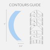 Walker Tape Blue Liner Lace Front Support Tape CC Contour