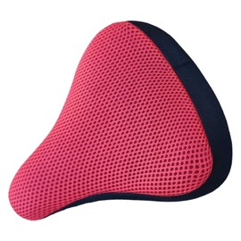 Plus Nao Saddle Cover, Cycle Cover, Saddle Cushion, Bicycle Supplies, Mesh Material, Breathable, Soft, Solid, Simple, Sa-Red