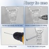 sourcing map 2Pcs 50x15mm Roller Shade Chain and Cord Hold