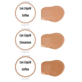 BaeBlu Organic LUX Liquid Foundation SAMPLES, Toffee, Cinnamon, Coffee
