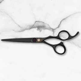 Saki Shears Chīsai Hair Scissors - Matte Black Professional Hair Cutting Shears - Made From Japanese Steel - Sharp, Durable, 5.5" - Designed for Barbers, Hairdressers and Hairstylists (6.0 Inch)