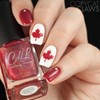 Whats Up Nails - Canadian Flag Vinyl Stencils for Nail