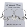 Partner in Crime Bracelet Set, Best Friend Bracelet, Best Friends