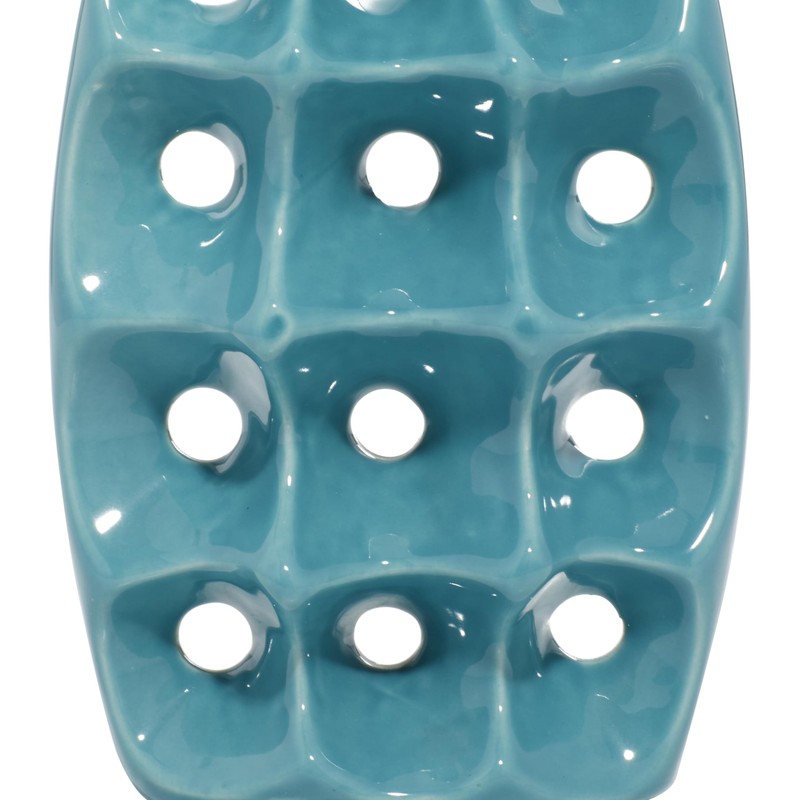 Deco 79 Ceramic Decorative Vase Centerpiece Vases with Varying Patterns,