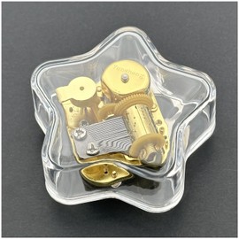 Pursuestar You are My Sunshine Wind Up Music Box, Rotating Star Acrylic Gold Musical Box for Mom/Dad/Daughter/Son - Unique Best Gifts for Birthday Christmas Wedding Mother's Day