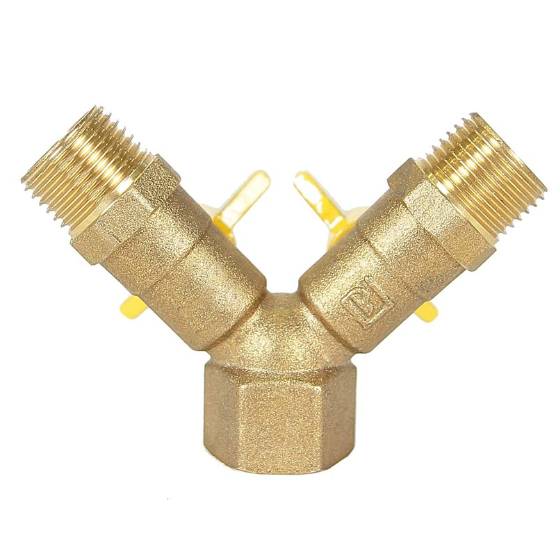 Soytich YV08 2-Way Y-Splitter for Inlet Hoses, 1/2 Inch Male
