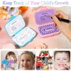 Caffox 2 Pack Tooth Holders for Kids Keepsake, Tooth Fairy