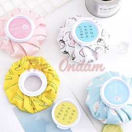 The Ondam Character hot and cold compress bag hot and cold compress bag ice pack Pink in hot/cold compress pouch