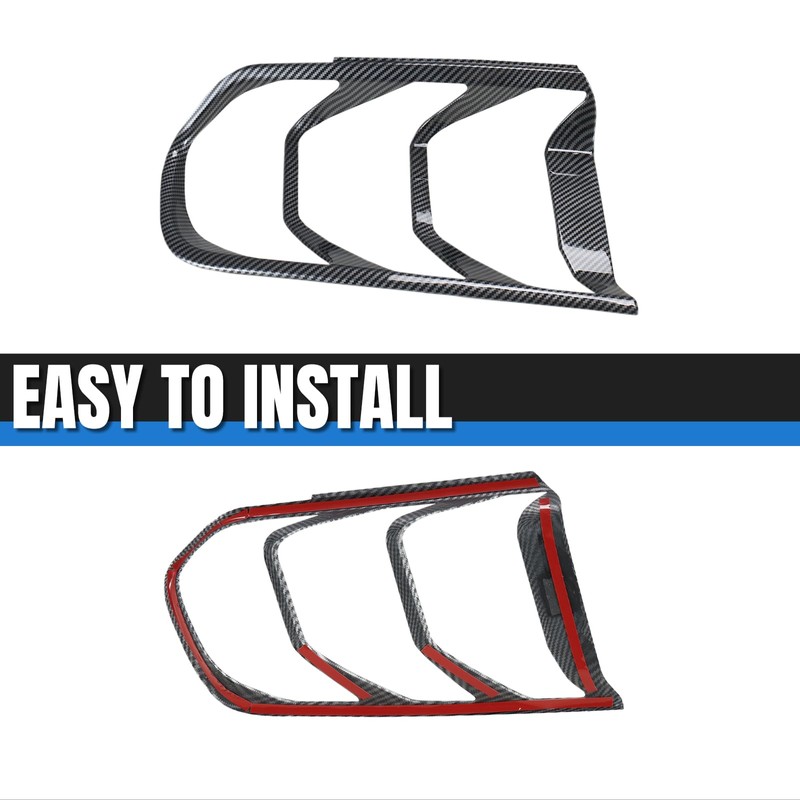 HAKA TOUGH Tail Light Lamp Cover Frame for Ford Mustang