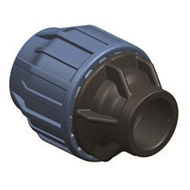 Elysee PP fitting, transition to IG, connection screw connection to IG 32 mm x 1 inch female thread for PE pipe, DVGW, drinking water certified