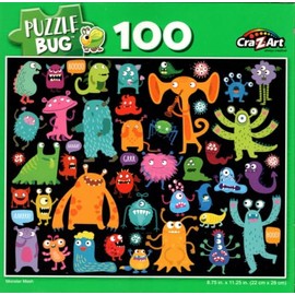 Monster Mash - 100 Piece Jigsaw Puzzle for Adult