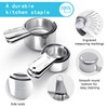 TILUCK Stainless Steel Measuring Cups Set,Kitchen Gadgets for Cooking &