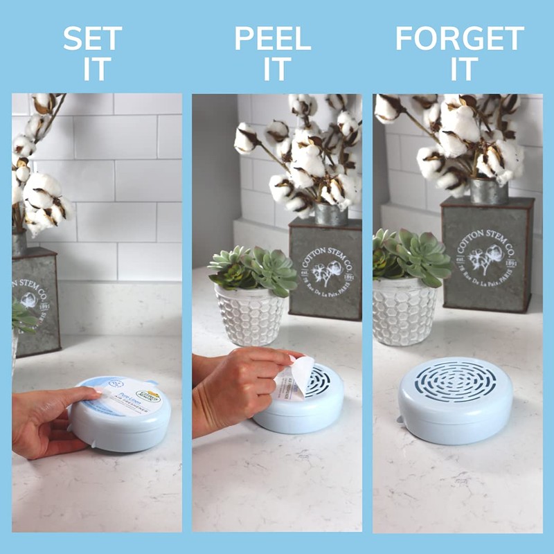 Citrus Magic Odor Absorbing Solid Air Freshener, Pure Linen, 8-Ounce,