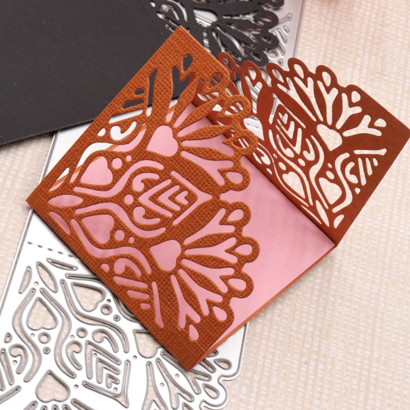 Lace Invitation Card Die Cuts for Card Making Decoration Metal