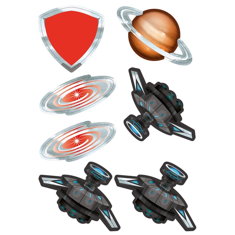 Ursus 9880018F Decorative Spaceship, DIN A4, Set with Materials for