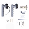 Smart Door Handle Fingerprint with 2 Key Fast Recognition Static