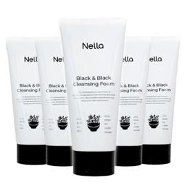 Nella Black & Black Cleansing Foam 150g *5