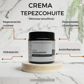 Crema De Tepezcohuite 100g Regeneración Cutánea.                                                                                                      