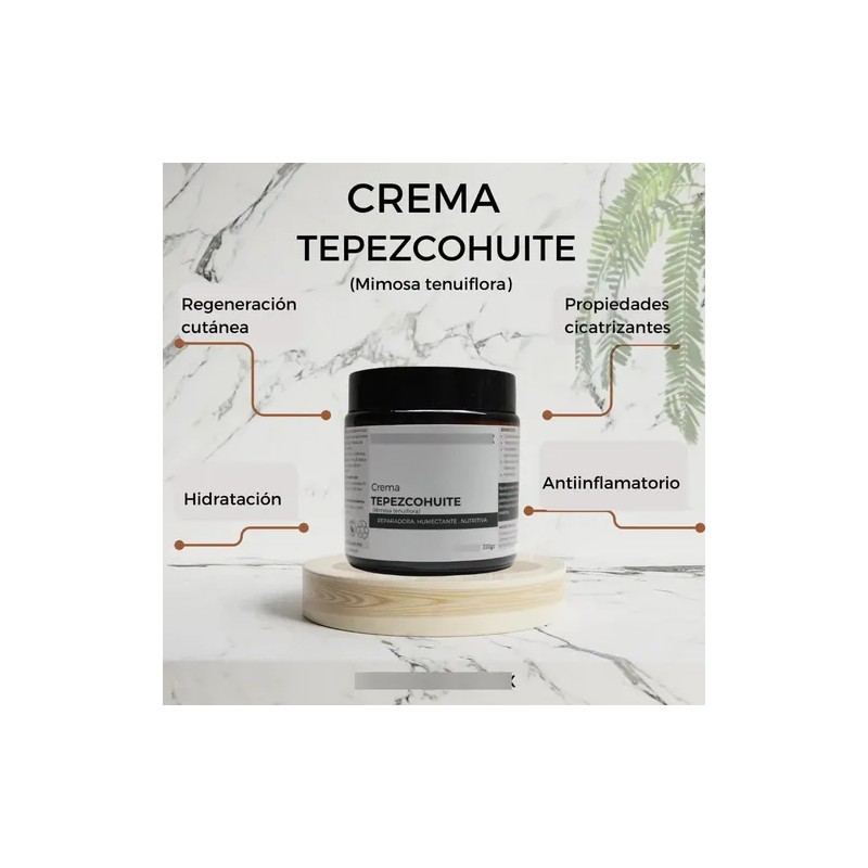 Crema De Tepezcohuite 100g Regeneración Cutánea.