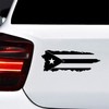 Puerto Rico Map Flag Decal Vinyl Sticker for Cars, SUVs,