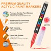240 Colors Acrylic Paint Markers, Acrylic Paint Pens with Direct-Liquid