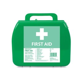 Lewis-Plast Small Premium BS8599-1 Compliant (Low Risk High Risk) First Aid Kit - These Kits Reflect the Changes in Both Workplace Practice and Risks - First Aid Kit For Injuries