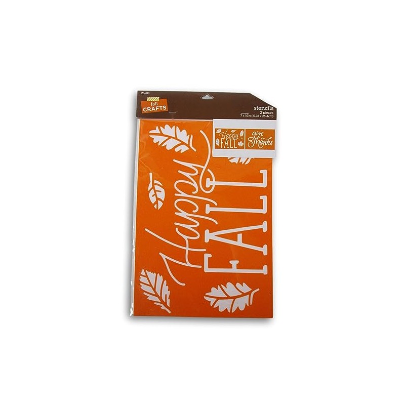 Painting Stencil - Give Thanks and Happy Fall - 7