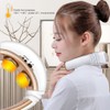 Electric Cervical Vertebra Massager Pulse Hot Compress Therapy Neck Massage