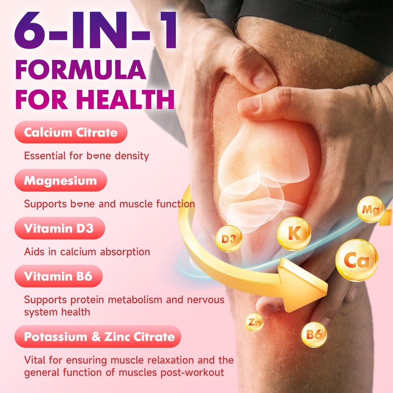 Calcium Citrate Gummies 1000mg w/Vitamin D3, High Absorption Calcium Supplement