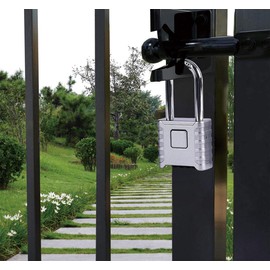 Padlock,Combination Padlock,Heavy Duty Padlock,Long Stainless Steel Shackle - 4 Wheel Combination Padlock - Alloy Steel Corrosion Resistant,Best for Gym Lockers,Storage Units,Sheds, Garages, Fences.