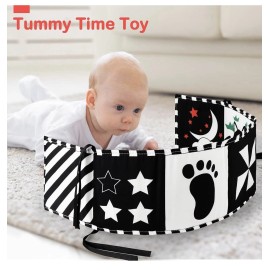 URMYWO Black and White Baby Toys, Tummy Time High Contrast Newborn Toys 0-3 M