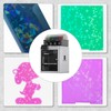 IdeaFormer-3D Rainbow Confetti PEF+Galaxy PEY Placa de construcción lisa para