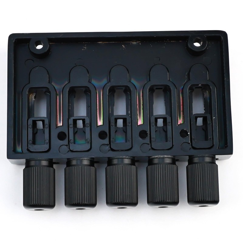Zinc Alloy High Mass 5-String Headless Bass Bridge ，Superior Sustain