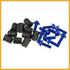 Partuto 10pcs M5 Motorcycle Windscreen Screw Fairing Windscreen Bolt Blue
