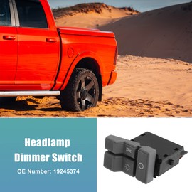 X AUTOHAUX Headlight Switch Headlamp Dimmer Switch for Chevy C1500 Suburban - Pack of 1 Black