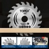 TOPEX Circular Saw Blade 85mm Cutting Wood Blade