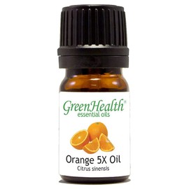 Orange 5 Fold – 1/6 fl oz (5 ml) Glass Bottle – 100% Pure Essential Oil – GreenHealth