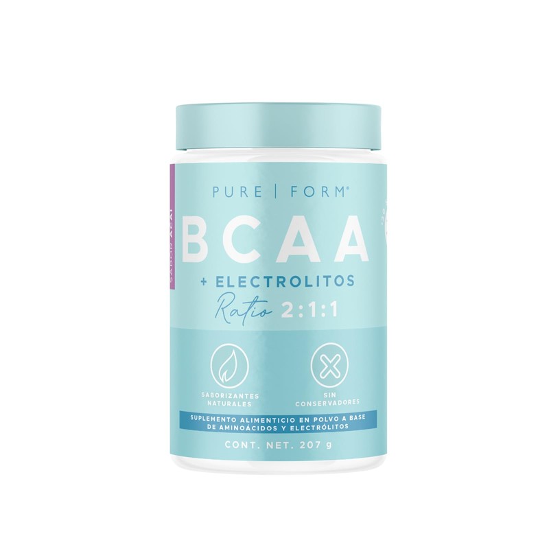 Pure Form BCAA Electrolitos BCAA Suplemento en polvo con Electrolitos