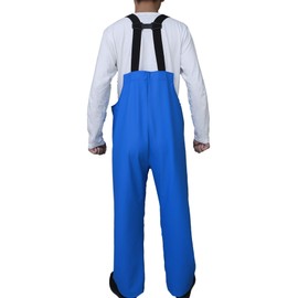 RainRider Rain Pants for Men Women Waterproof Rain Gear Bib Overalls Trousers for Fishing Hunting(Blue,Small)